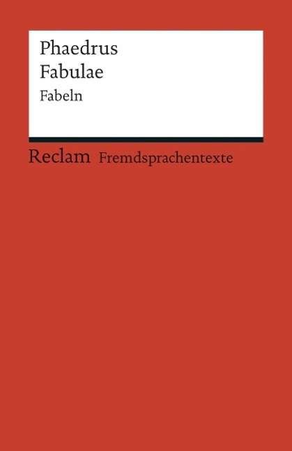 Cover for Phaedrus · Frsp Fabulae (Book)
