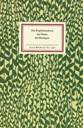 Cover for Sei Shonagon · Insel Büch.0998 Sei.Kopfkissenbuch (Book)