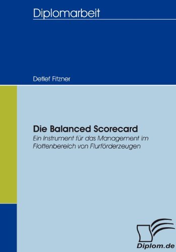 Cover for Detlef Fitzner · Die Balanced Scorecard: Ein Instrument Für Das Management Im Flottenbereich Von Flurförderzeugen (Pocketbok) [German edition] (2007)
