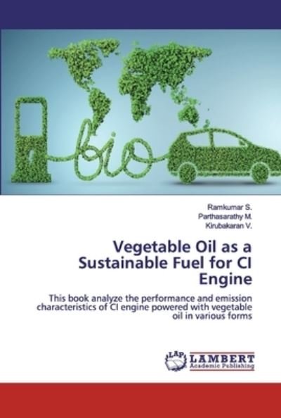 Cover for S. · Vegetable Oil as a Sustainable Fuel (Bog) (2019)