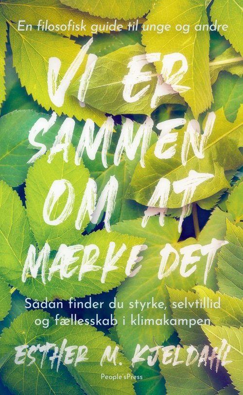 Cover for Esther Michelsen Kjeldahl · Vi er sammen om at mærke det (Sewn Spine Book) [1st edition] (2020)