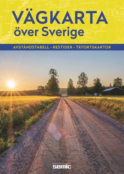 Cover for Bokförlaget Semic · Vägkarta över Sverige 2022 (Spiral Book) (2023)