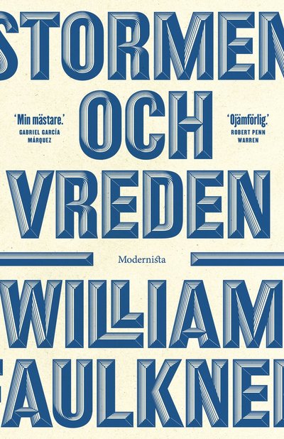 Cover for William Faulkner · Stormen och vreden (Hardcover Book) (2023)