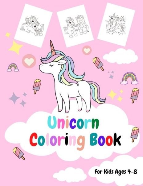 Cover for Neramit Buakaew · Unicorn Coloring Book (Pocketbok) (2021)