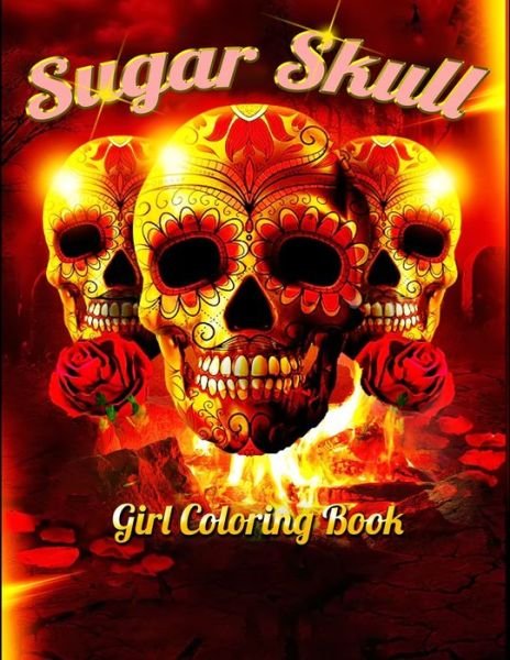 Cover for Masab Press House · Sugar Skull Girl Coloring Book (Paperback Book) (2020)