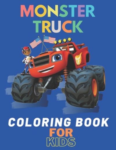 Cover for Karim El Ouaziry · Monster Truck Coloring Book (Paperback Book) (2020)