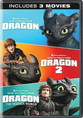 Cover for How to Train Your Dragon: 3-movie Collection (DVD) (2019)