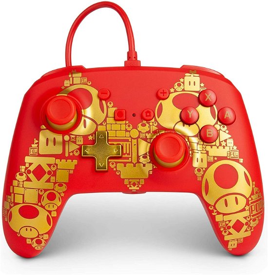 Cover for Powera · Enhanced Wired Controller For Nintendo Switch Golden M, Gamepad, Wired Video Ga (PS4)