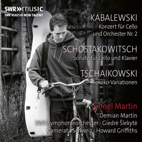 Cover for Martin, Lionel &amp; Swr Symphonieorchester &amp; Giedr Slekyt · Lionel Martin Plays Kabalevsky, Shostakovich &amp; Tchaikovsky (CD) (2024)