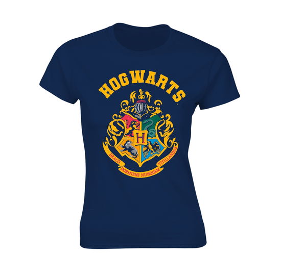 Cover for Harry Potter · Hogwarts (T-shirt) [size M] [Blue edition] (2021)