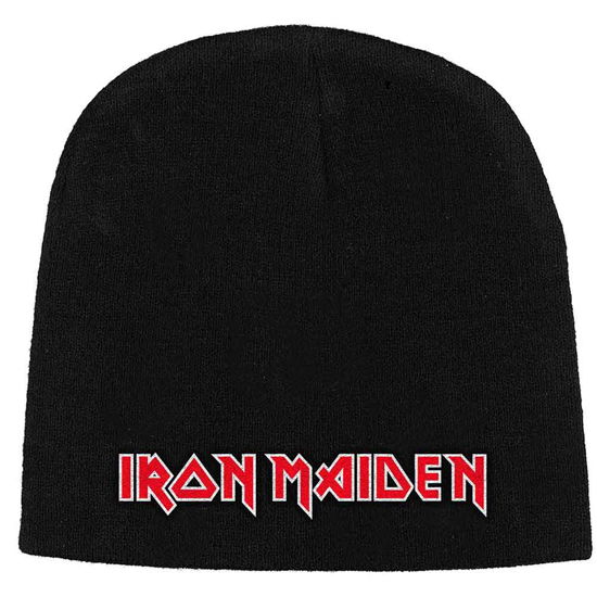 Iron Maiden Unisex Beanie Hat: Logo - Iron Maiden - Gadżety - PHM - 5055339794989 - 19 sierpnia 2019