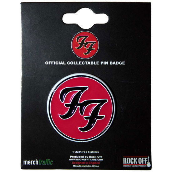 Cover for Foo Fighters · Foo Fighters Pin Badge: FF Logo (Anstecker) (2024)