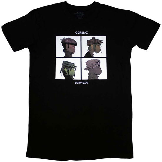 Cover for Gorillaz · Gorillaz Ladies T-Shirt Dress: Demon Days (Black) (CLOTHES) [size S] (2024)