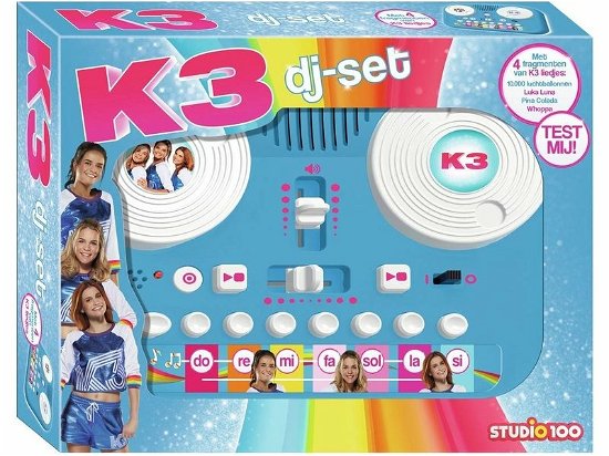 Bandiet borduurwerk Tub Studio 100 · K3 DJ Set - Blau - Niederlaendisch Version (Toys)