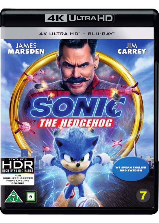 Sonic the Hedgehog -  - Elokuva -  - 7340112752989 - torstai 11. kesäkuuta 2020