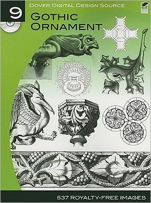 Cover for Carol Belanger Grafton · Gothic Ornament - Dover Electronic Clip Art (Paperback Bog) [Green edition] (2011)