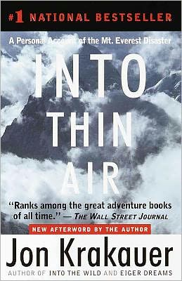 Into Thin Air: a Personal Account of the Mt. Everest Disaster - Jon Krakauer - Books - Perfection Learning - 9780780780989 - October 1, 1999