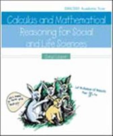 Cover for Cooper · Calculus and Mathematical Reasoning for Social and Life Sciences (Pocketbok) (2012)