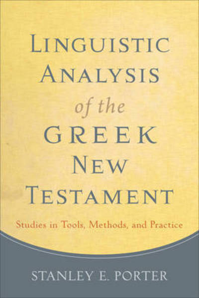 Cover for S Porter · Linguistic Analysis of the Greek Ne (Paperback Book) (2015)