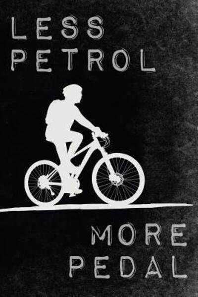 Cover for SkizzenMonster Travel-Journals · Less Petrol - More Pedal : Climate Protection Inspired Bicycle Tour Jurnal for Eco Bike Lovers (Paperback Bog) (2019)