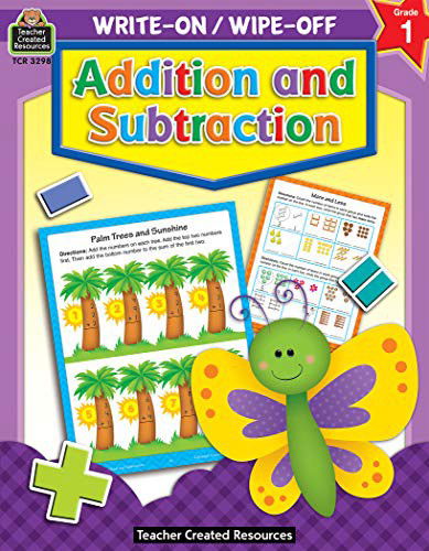 Cover for Teacher Created Resources · Write-On / Wipe-Off : Addition and Subtraction (Paperback Book) (2018)