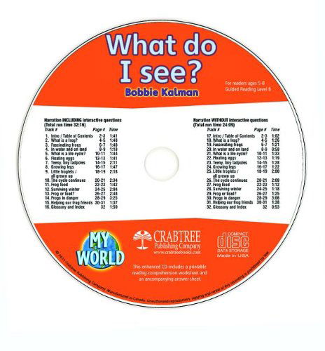 Cover for Bobbie Kalman · What Do I See? (My World) (Audiobook (CD)) (2011)