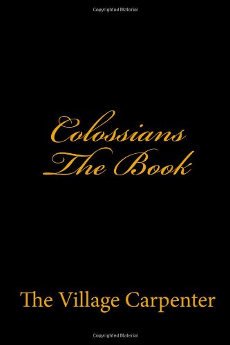 Cover for Charles Lee Emerson Minister · Colossians the Book (Paperback Book) (2008)