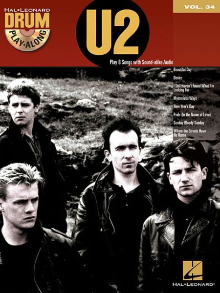 U2: Drum Play-Along Volume 24 - U2 - Livres - Hal Leonard Corporation - 9781480368989 - 1 décembre 2014