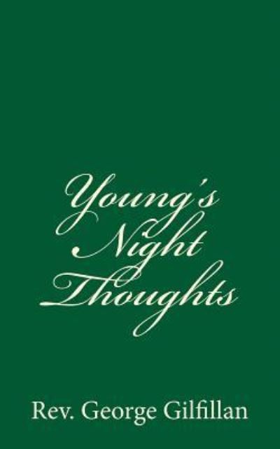 Cover for George Gilfillan · Young's Night Thoughts (Paperback Book) (2017)