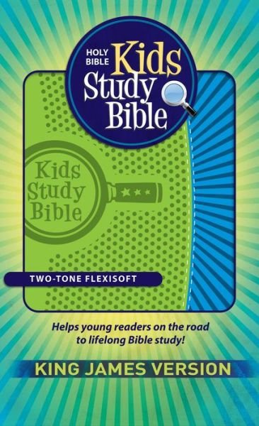 Cover for Hendrickson Publishers · KJV Kids Study Bible (Leather Book) [Flexisoft Leather, Green / Blue edition] [Blue/Green Imitation] (2015)