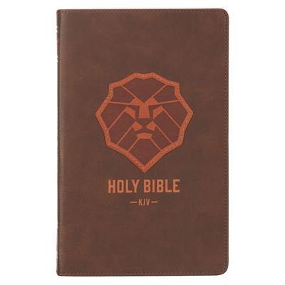 Cover for Christian Art Gifts · KJV Kids Bible, 40 Pages Full Color Study Helps, Presentation Page, Ribbon Marker, Holy Bible for Children Ages 8-12, Lion Emblem Faux Leather Flexible Cover (Book) (2023)