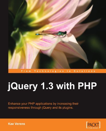 Cover for Kae Verens · Jquery 1.3 with Php (Pocketbok) (2009)