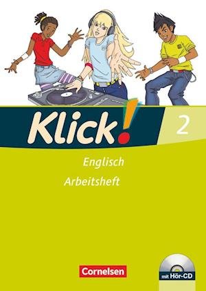Cover for Susanne Baumgartner, Angela BÃ¶schen, Berit Rudolph · Klick! Englisch.2 6.Sj.Arbeitsheft+CD-A (Book)