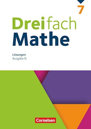 Cover for Cornelsen Verlag GmbH · Dreifach Mathe 7. Schuljahr. Niedersachsen - Lösungen zum Schülerbuch (Lose Papiere) (2022)