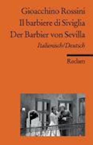Cover for Gioacchino Rossini · Reclam UB 08998 Rossini.Barbier v.Sev. (Bog)