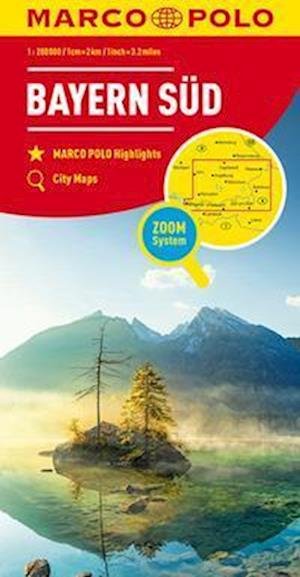 Cover for Mairdumont · MARCO POLO Regionalkarte Deutschland 13 Bayern Süd 1:200.000 (Kartor) (2022)