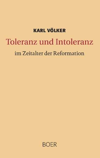 Cover for Völker · Toleranz und Intoleranz (Bog)