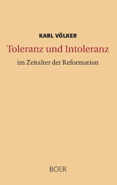 Cover for Völker · Toleranz und Intoleranz (Bog)