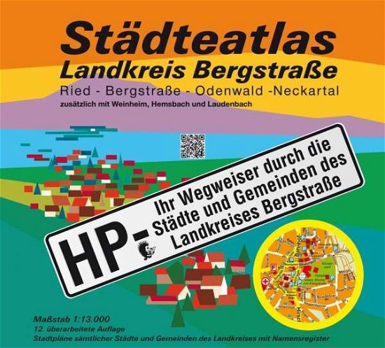 Cover for Messer · Städteatlas Landkreis Bergstraße (Bog)