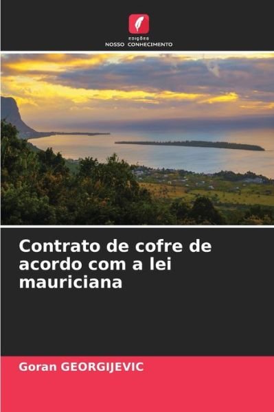 Cover for Goran Georgijevic · Contrato de cofre de acordo com a lei mauriciana (Taschenbuch) (2021)