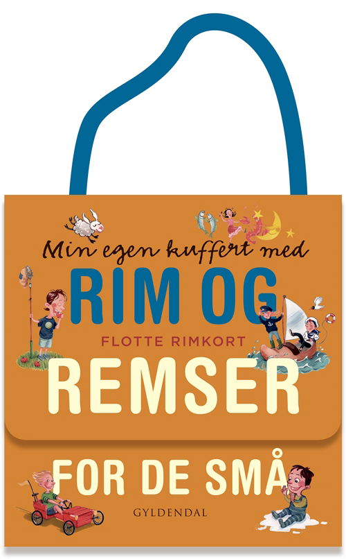 Cover for Gyldendal · Min egen kuffert: Min egen kuffert med rim og remser for de små (Innbunden bok) [1. utgave] (2018)