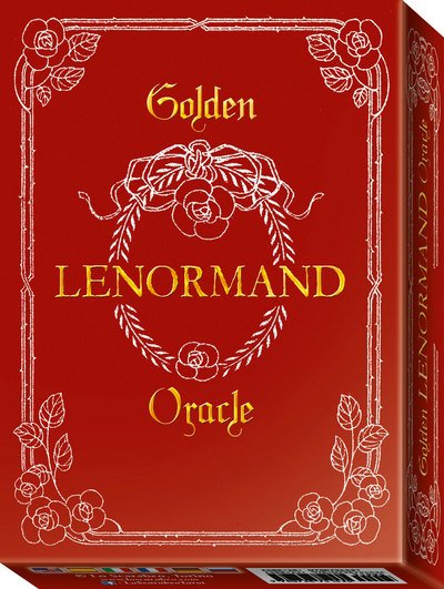 Cover for Weatherstone, Lunaea (Lunaea Weatherstone) · Golden Lenormand Oracle (Flashcards) (2017)