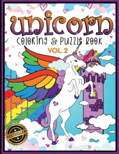 Cover for Matty · Unicorn Coloring &amp; PUZZLE BOOK (Paperback Book) (2020)