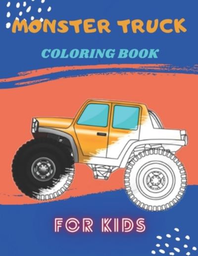 Cover for Karim El Ouaziry · Monster Truck Coloring Book (Paperback Book) (2020)