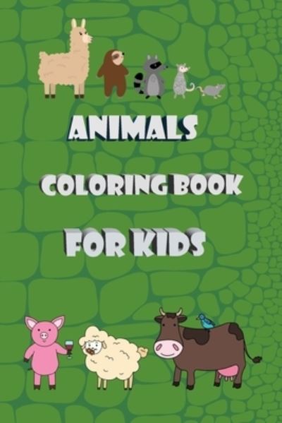 Cover for Basl Twimal · ALPHABETS ANIMALS COLORING BOOK FOR KIDS Little Kids Age 4-8: Basic Coloring Book for Kids (Paperback Book) (2021)