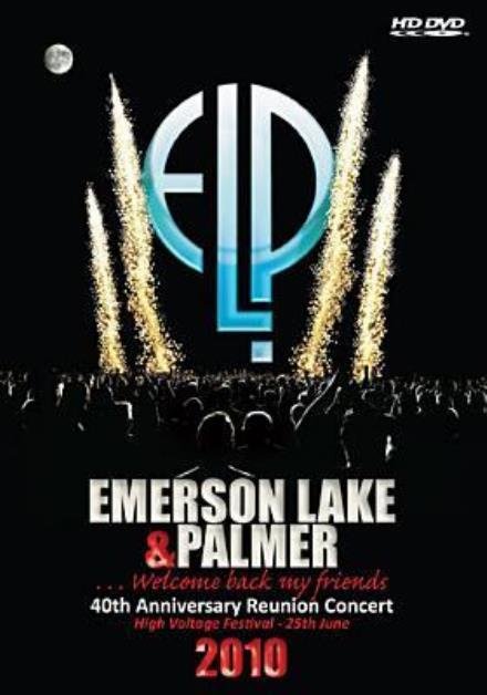 Cover for Emerson Lake &amp; Palmer · 40th Anniversary Reunion Concert (DVD) (2019)