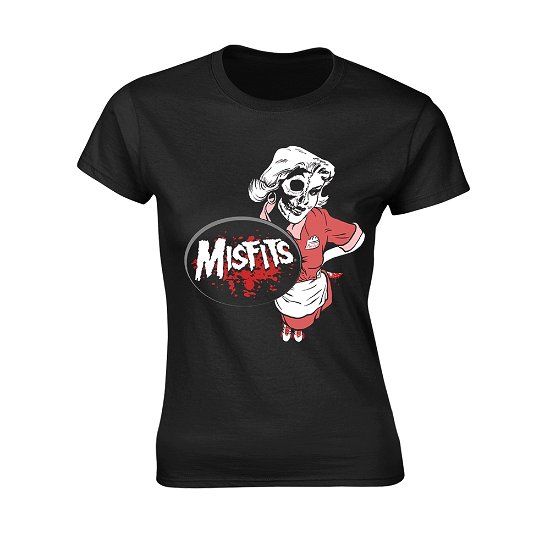 Cover for Misfits · Waitress (T-shirt) [size L] [Black edition] (2021)