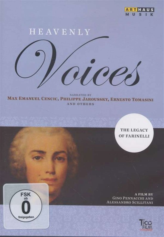Cover for Cencic / Jaroussky / Tomasini / Daniels · Heavenly Voices: Legacy of Farinelli (DVD) (2013)