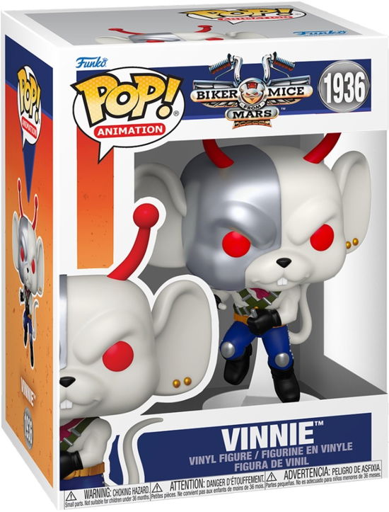 Pop Animation Biker Mice from Mars Vinnie - Pop Animation Biker Mice from Mars - Fanituote - FUNKO - 0889698839990 - tiistai 24. kesäkuuta 2025