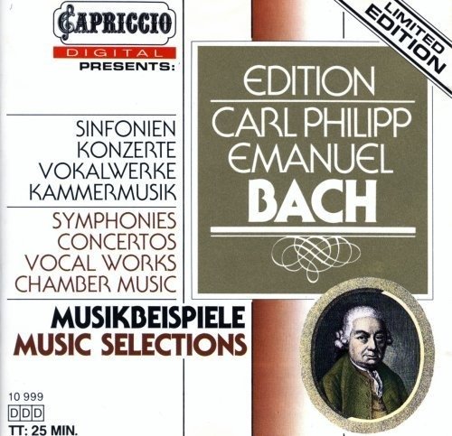 Cover for Carl Philipp Emanuel Bach  · Sinfonia Wq 174 (CD)